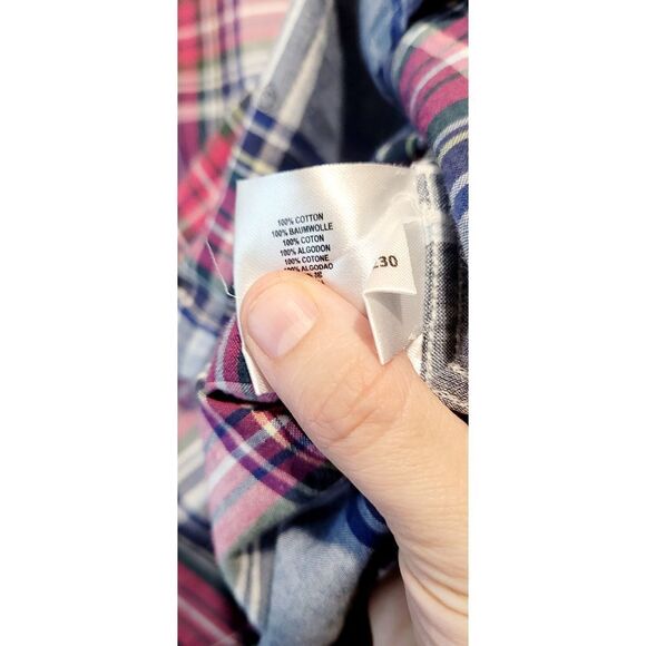 GANT Rugger Indigo Madras Men's Button Down Shirt - Picture 7 of 8